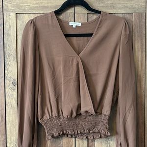 Brown Blouse